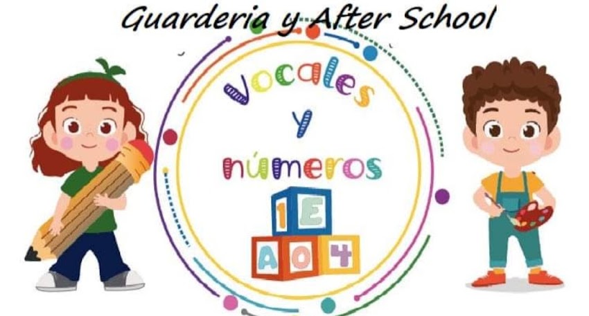 Guardería y after school vocales y números