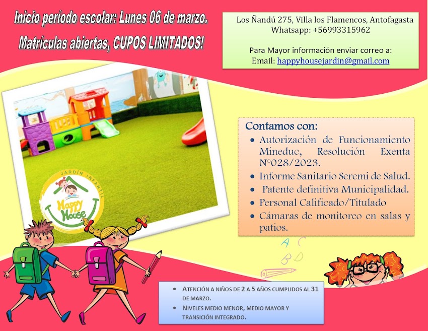 Jardín infantil Particular Happy House Antofagasta